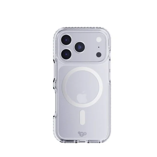 Tech21 Appleiphone 17 Pro Evocrystal W/Magsafe Clear/Metalic Silver